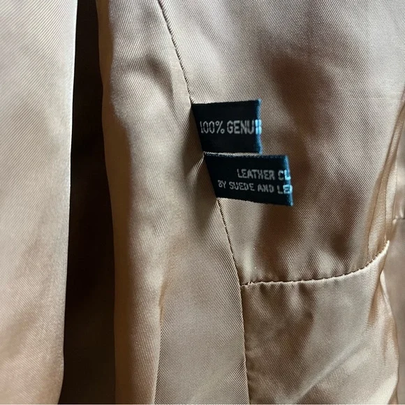 Vintage Wilsons Leather Cognac 1970's Jacket - Picture 7 of 11